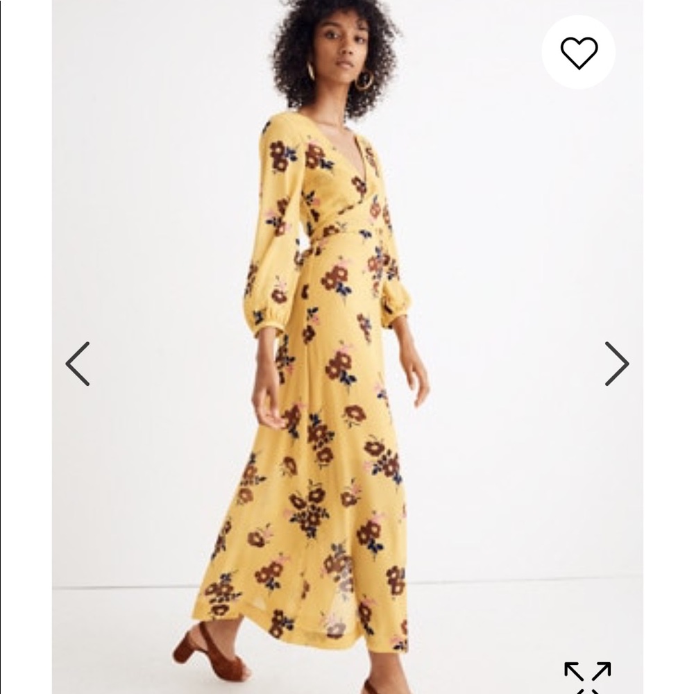 Madewell Wrap Around Dress in Retro Bouquet